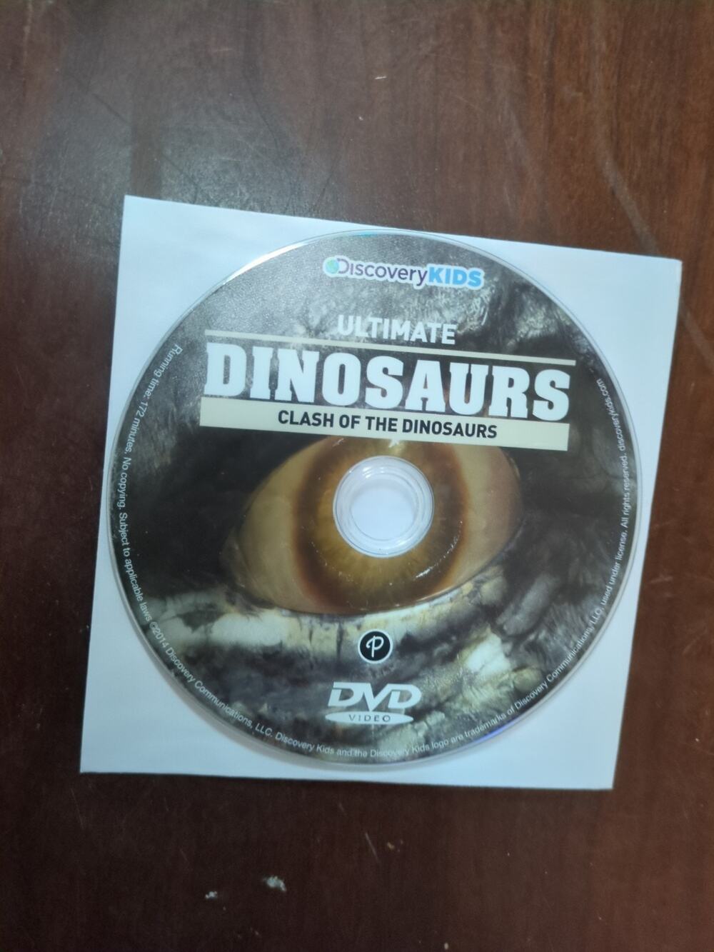 Discovery Kids Ultimate Dinosaurs: Clash of the Dinosaurs (DVD, 2014) disc only